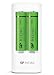 Produktbild GP Lighting - GP Batteries ic-gp202200 - Ladegerät 2 AA/AAA mit 4 Batterien AA 1300 mAh USB Weiß