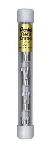 Ersatzradierer für Druckbleistifte, für alle Pentel Druckbleistifte, PG=4ST