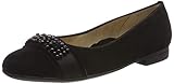 Schuhspitze: rund ara Damen Sardinia 1231320 Geschlossene Ballerinas, Schwarz (Schwarz 01), 39 EU