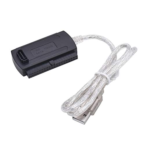 Preisvergleich Produktbild Uonlytech USB 2.0 auf SATA Festplatten-Adapterkabel (Schwarz)