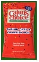 Cajuns Choice Louisiana Foods Shrimp Crab &amp; Crawfish Boil 227g Bag