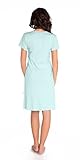 dn-nightwear Damen Umstandsnachthemd / Stillnachthemd aus 100% Baumwolle - 3