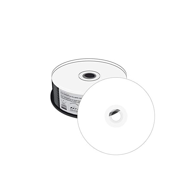25 MediaRange Rohlinge black CD-R 52x schwarz Printable – Bild 3