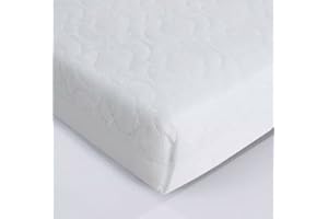LUXE & KOMFORT Baby Toddler Cot/Crib Mattresses, 80 x 40, 84 x 36, 89 x 38, 90 x 40 Soft & Comfort [20 Sizes - Removable Cover][Made In UK] (81 x 41 x 5 CM)