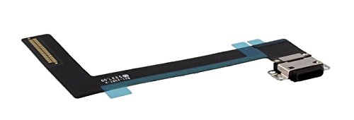 Dock Connector für iPad Air 2 Schwarz Ladebuchse Flexkabel Anschluss inkl. professionelles Toolkit und 2 x Schrauben für einfache Montage MMOBIEL - 2