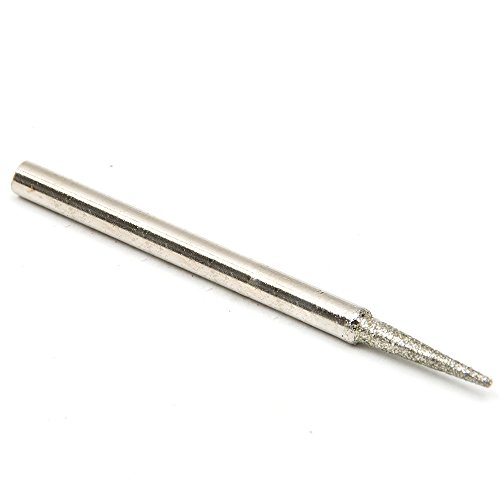 Fortag 30 tlg Diamanten- Schleifset Diamantschleifern Diamant Fräser Schleifstift Diamantfräser-Set Glasbohrersatz Diamantschleifer Fräser-Set Diamant-Schleifer Multifunktionswerkze für Dremel Proxxon Drill-Stich und Drehwerkzeug - 6