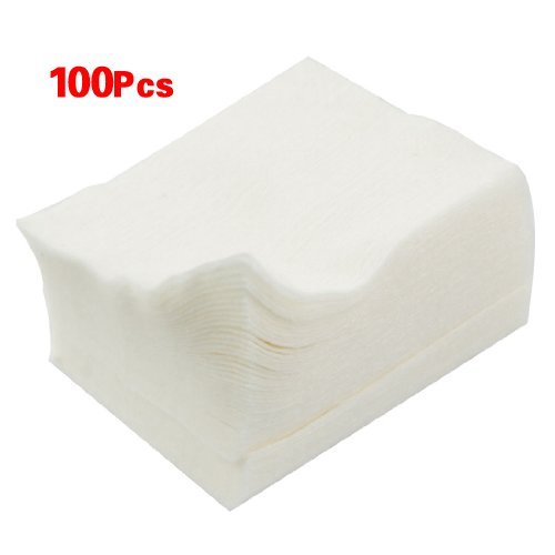 Sourcingmap Makeup Cosmetic Facial Cleaning Cotton Pads, White - 100-Piece