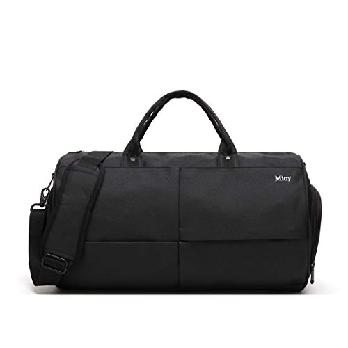 Mioy - Bolsa de Viaje Unisex Adulto Negro Negro 50cm*24.5cm*28cm