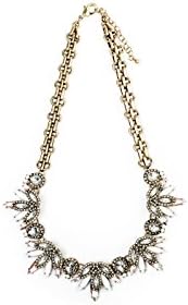 Chiwawawe Womens Necklace (GEM and Crystal Leafy)