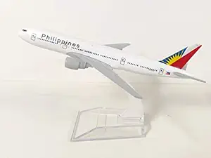 DBJETS Philippine Airlines Boeing 777 16 cm Diecast Metal Aircraft Model with Acrylic Stand