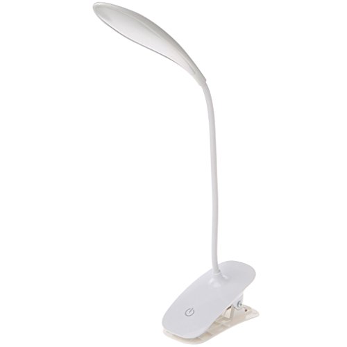 Preisvergleich Produktbild Qiman 20 LED Schreibtischlampe, dimmbar, Leselampe, wiederaufladbar, Touch-Sensor, Bettlicht