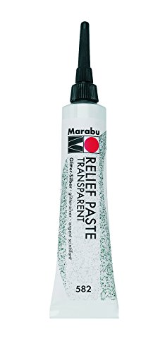 Marabu Reliefpaste, glittersilber, 20 ml in Tube 130707582