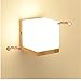 Produktbild Kunst-Lampen Retrohängelampe Deckenleuchte Quadratische Wandleuchte Mini Eis Wandleuchte Japanischen Stil Massivholz Glas Wandleuchte E27 Schlafzimmer Nachtwandlaterne Scheinwerfer