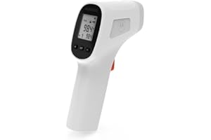 MOTOROLA NURSERY Termómetro Digital Infrarrojos MOTOROLA TE-93 – Tecnología Infrarroja Sin Contacto – Fácil de Usar y Lectura Rápida – Termómetro Ideal Para Bebé – Color Blanco