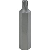 KS Tools Torx Bit TX10 | 75 Mm Länge | Bohrung TB55 | 1 Stück | Für Handbetriebene Schraubendreher
