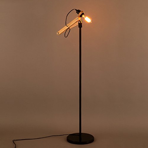 Preisvergleich Produktbild LightSei- Nordic Stehleuchte Schlafzimmer Wohnzimmer Studie Massiv Holz Stehleuchte Chinesisch Modern Einfache Modern Industrial Wind Lampe