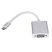 Produktbild TianranRT Mini Charging Treasure,Neues Typ C Usb 3.1 Stecker Auf Vga Buchse Konverterkabel Für Chromebook Adapter,Silber