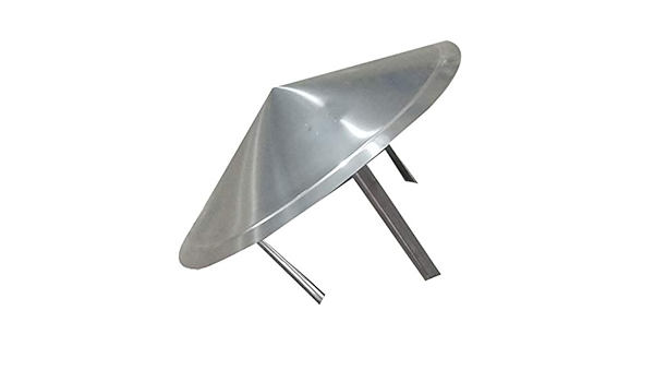 Lxltl Chapeau De Cheminee En Acier Galvanise Pour Conduit De Ventilation 300mm Amazon Fr Cuisine Maison