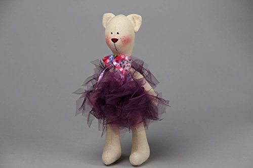 Preisvergleich Produktbild Handgemachtes Kuscheltier "Polina-Modedame"