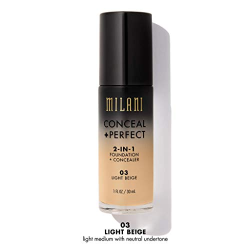 MILANI Conceal + Perfect 2-In-1 Foundation + Concealer - Light Beige