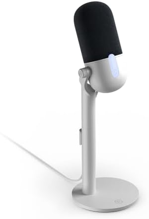 Elgato Wave Neo – Microfono a condensatore USB, funzione Mute, per gaming, streaming, riunioni, registrazioni vocali su Teams/Zoom/OBS/Twitch/YouTube, plug’n'play, per portatili, PC, Mac, iPad, iPhone