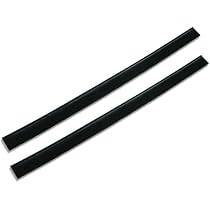 Lames En Caoutchouc Pour Raclette à Vitres GBPro – Lot De 2, Double Tranchant, 45 Cm – Découpées Machine, Durables, Sans Traces – Pour Nettoyage Professionnel