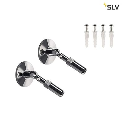 SLV 186312 Fixation murale pour fils à faible tension Argent