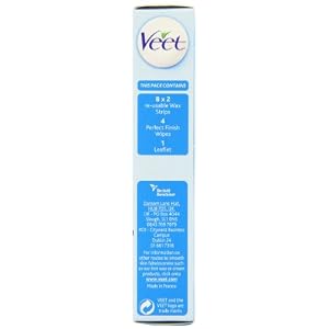 Veet Wax Strips for Sensitive Skin - Pack of 16 - Image 2