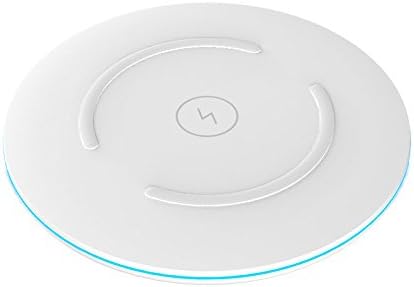 Fast Wireless Charger, WorCord Qi Wireless Charger 2 Coils Slim Charing Pad 10W for LG V20, Nexus 6, Galaxy S8 / S8 Plus / Note 8, iPhone X / 8 / 8 Plus and all Qi-Enabled Devices - White