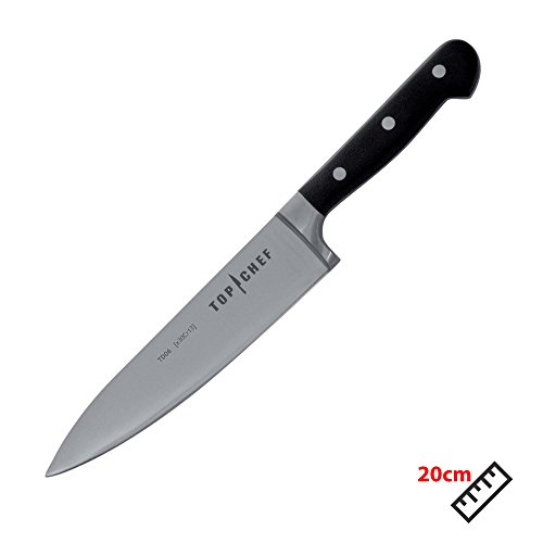 Chroma Sonderedition „Top Chef“ 7-teilig Profi Premium Messer-Set bestehend aus Messerblock mit Schärfer, Kochmesser, Santoku-Messer, Brotmesser, Allzweckmesser, Tranchiermesser, Schälmesser - 4
