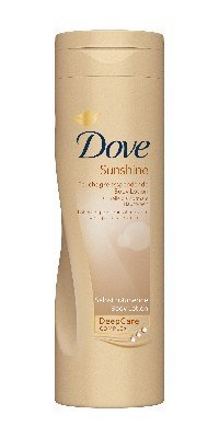 Dove Sunshine Lotion 250ml, für helle bis normale Haut, Selbstbräunende Body Lotion