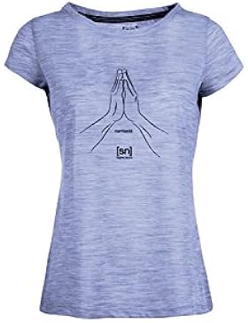 super.natural Damen W Graphic Tee Merino T-Shirt