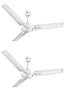 HAVELLS Andria 1200 mm Ceiling Fan, Pearl White - Set of 2