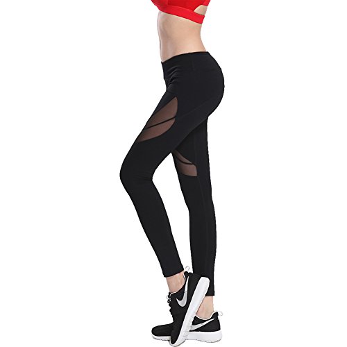 Fitsund Damen Fitness Hose Atmungsaktive Laufhose - 2