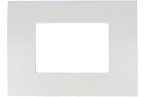 SANDASDON, Placca Slim Sottile 3M 4M 6M, Compatibile Con Bticino Axolute Air (3M Per 3 Moduli, Bianco)