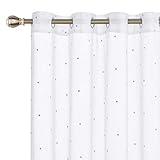 cortinas bebe estrellas MATERIAL - Está hecho de 100% poliéster importado de alta calidad