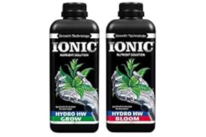 IONIC - HYDRO GROW & BLOOM (HARD WATER) Ionic - Hydro Grow & Bloom - Hydroponic Growth & Bloom Nutrients (Hydro Grow + Bloom - 1L)