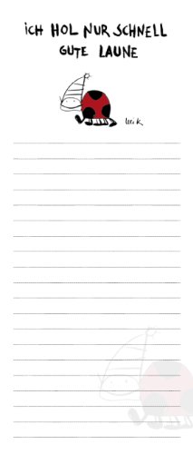 Kühlschrankblöckchen "Ich hol nur schnell"