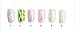LHWY Nail Art Wrap Foils Nails Wraps Transfer Glitter Shattered Glass DIY Decal