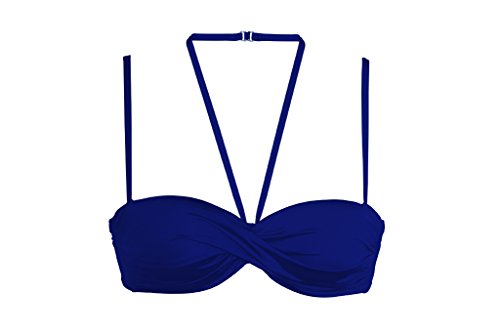 Lascana Damen Bügelbikini Bandeau Bikini Henne Vario-Kini rot