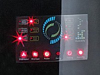 Sichler Haushaltsgeräte Stand-Ventilator VT-441.S, mit Ultraschall-Sprühnebel & Fernbedienung - 9