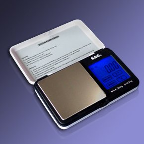 G&G TS-WB+G 300g/0,01g + Kalibriergewicht Taschenwaage Feinwaage Digitalwaage Goldwaage Münzwaage - 2