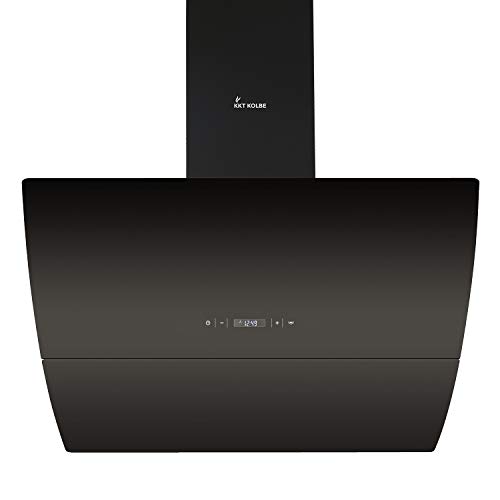 Hotte aspirante murale (90 cm, acier inoxydable, verre noir, extra silencieux, 593 m³/h, éclairage LED, 4 niveaux, touches sensitives TouchSelect) CURVE906S - KKT KOLBE