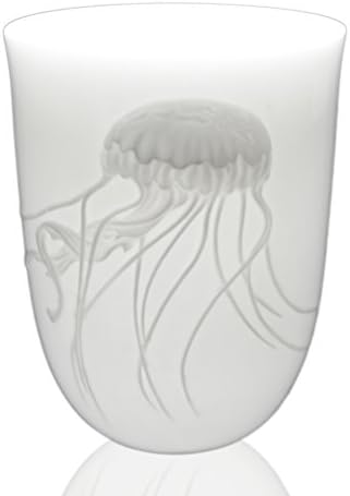 Tea Branch Jellyfish Premium Tealight Candle Holder Tea Light Porcelain, Birthday Gift For Mum, Wife, Mothers Day Gifts, Christmas Gifts, Sister, Housewarming, Engagement Gift, Anniversary, Romantic Gifts