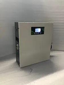 Smart Solar Wall Mounted Inbuilt Lithium Battery Inverter I Solar Home UPS I PCU I Sinewave 1 KVA 12.8V/ 60Ah LIFEPO4 Battery | Backup Time from 2 to 2.15 hrs@400W