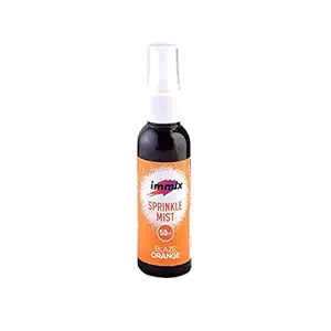 Expressions Craft immix Mixed Media/Art & Craft Sprinkle Mist Water-Based Spray, Blaze Orange - 50ml