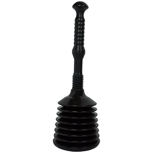 Sanea Saugglocke 2er-Set Pömpel für Küche und Bad beseitigt Abfluss-Verstopfungen kinderleicht – Durchmesser: 160mm und 100mm, Pömpel bestehend aus Kunststoff, für alle handelsüblichen Toiletten und Waschbecken geeignet (2er-Set) - 4