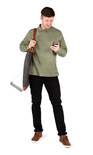 Lavolta Tragetasche f  r iMac 27 Zoll - Handgefertigt Leder   Filz Reise Tasche f  r Apple iMac 27  5K Retina   Thunderbolt Display 27  - mit Taschen 