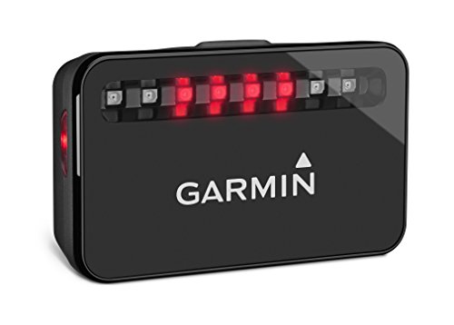 Garmin Accesorios para Bicicleta, Color Negro, luz Trasera con Radar - Garmin