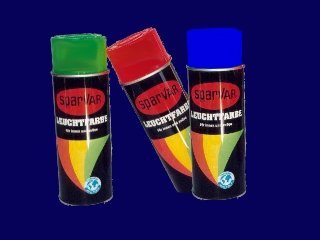 Preisvergleich Produktbild SparVar 6031026 Lackspray leuchtspray, Neon, 400 ml, orange